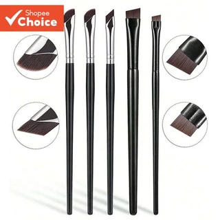 5pcs Escova Sickle Biselada Fina para Sobrancelhas e Olhos Ferramenta de Maquiagem para Iniciantes em Oferta na Shopee