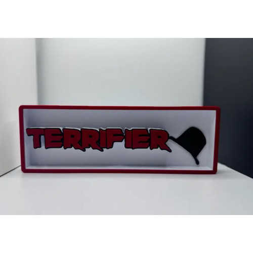 Terrifier Terror Placa 3d Decoração Home Theater Cinema | Shopee Brasil