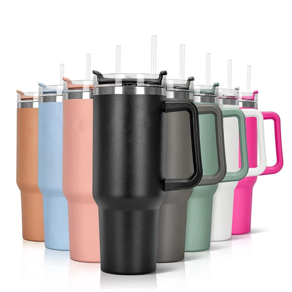 Caneca garrafa copo Térmica 1200ml Estilo Capacidade Boa Canudo Plástico SEM logo