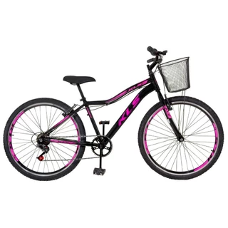 Bicicleta Aro 26 Alumínio Kls Sport Gold V-Brake Mono 7V Feminina em Oferta na Shopee