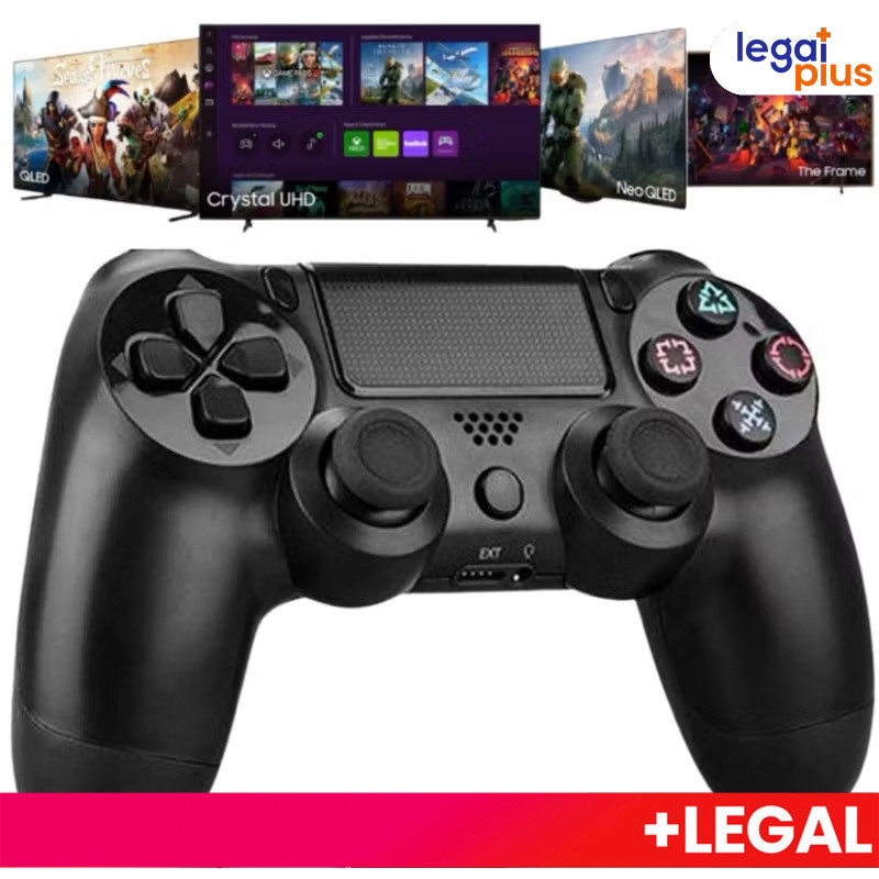 Sem Fio Controle Ps4 Joystick Gamer para PC Compatível com Switch Oled e Lite