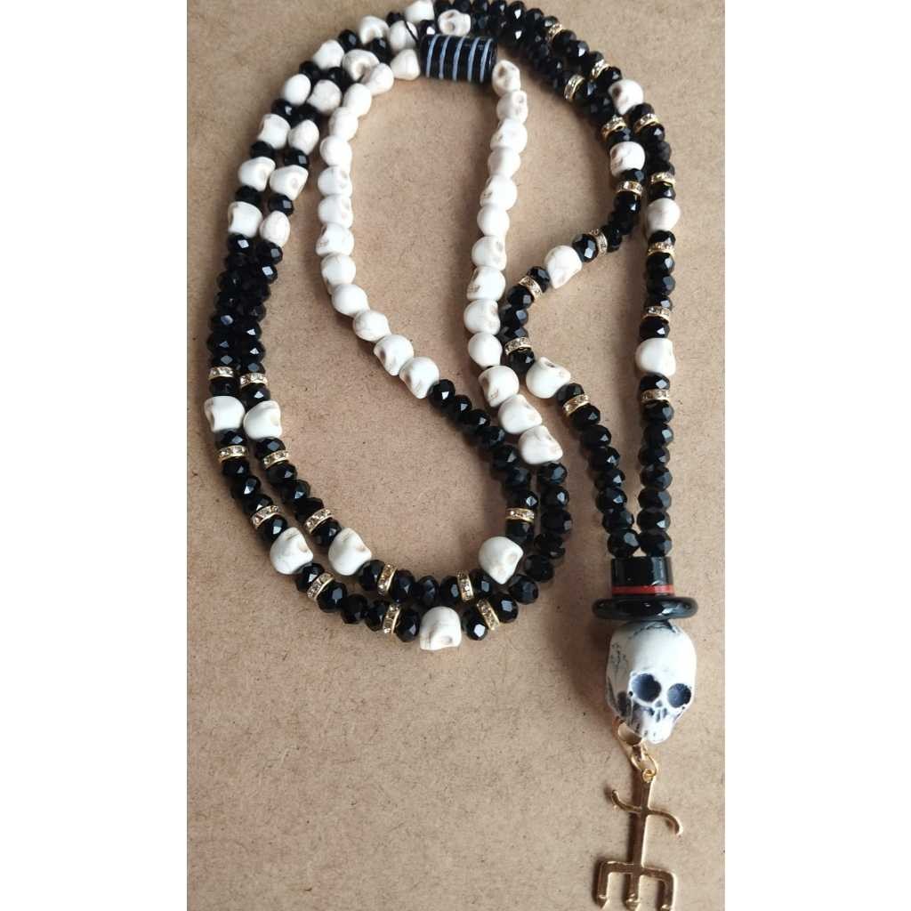 Guia Exu Caveira/ Guia Tatá Caveira/ Guia João Caveira | Shopee Brasil