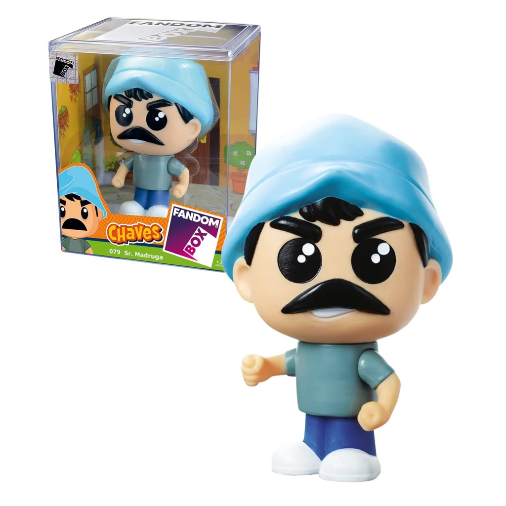 Fandom Box Seu Madruga - Chaves - Boneco Colecionável Material Vinil Atóxico Lider - 3492