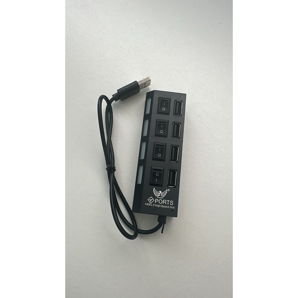 HUB USB 2.0 4 PORTAS MULTI ADAPTADOR USB | Shopee Brasil