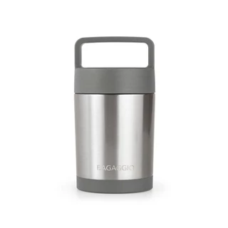 Pote Térmico 500ML com Alça Prata