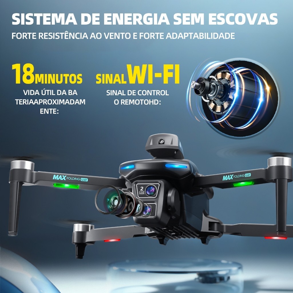 XT606/GN-506 Drone 8K Dual Camera Brushless Motor RC Quadcopter