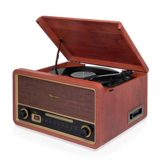 Sistema de Som Hi-fi Raveo Turner com Toca Disco Bluetooth