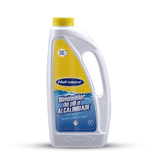 Diminuidor de Ph e Alcalinidade Hidroazul Para Manutenção de Piscina 1 Litro