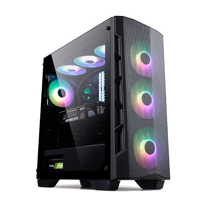 Gabinete Jinda Miracle Tower ATX Full Tower para Computador Desktop, Gabinete Novo