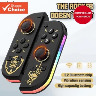 VILCORN Joy-2 Joypad Para Nintendo Switch/Lite/Oled Con Zelda Joystick PC Yuzu Controlador De Dupla Vibração