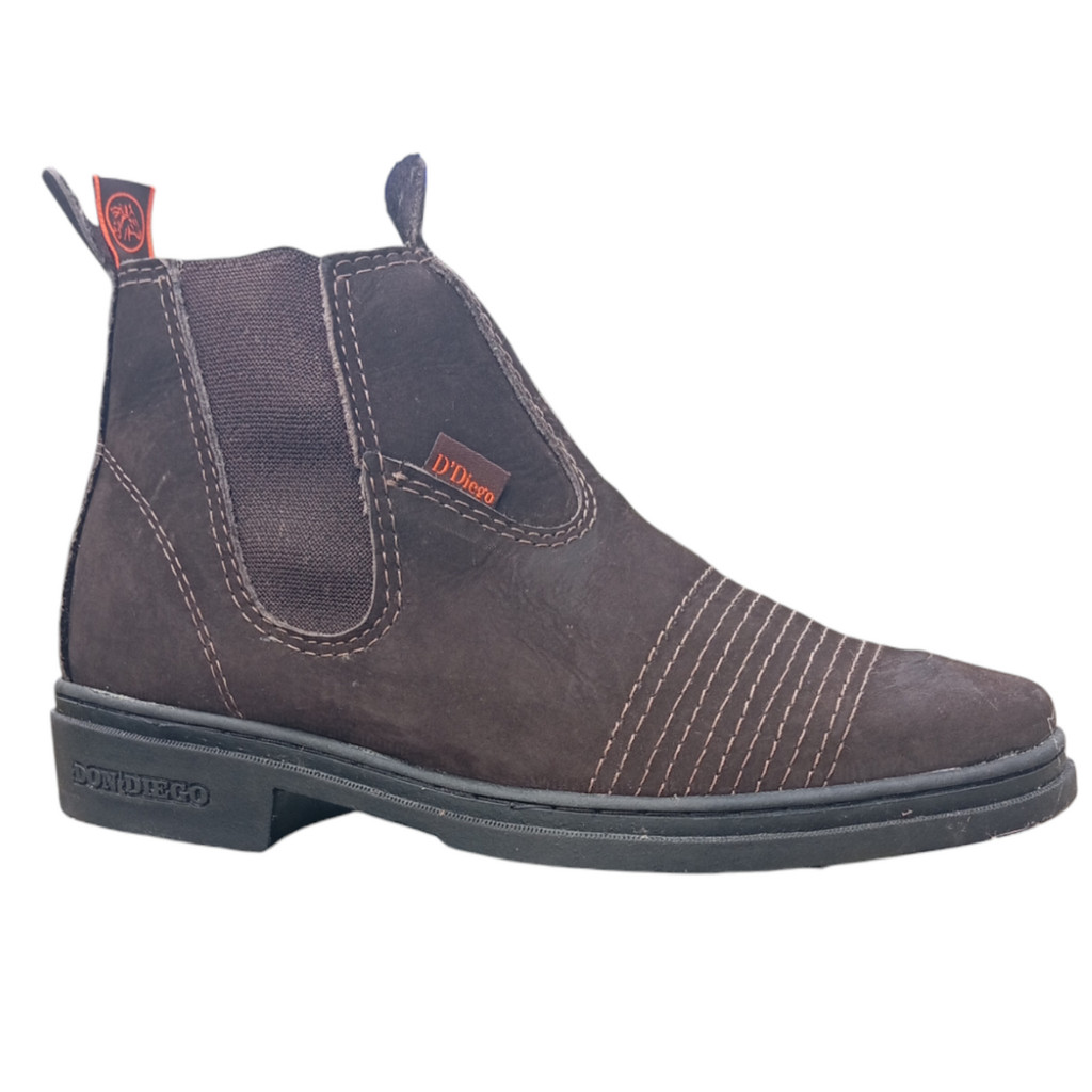 Bota Don Diego Botina masculina feminina Unissex Vaqueiro 100% Original em  couro