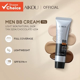 LAIKOU Homens BB Cream Cobertura Total SPF15 PA + De Manchas Dullness 30g em Oferta na Shopee