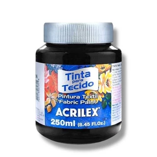 TINTA PARA TECIDO COM 1 UNIDADE 250ML - ACRILEX