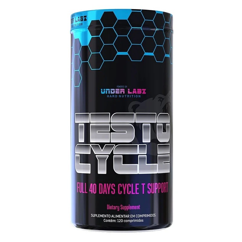 Testo Cycle 120 Comprimidos - Under Labz | Shopee Brasil