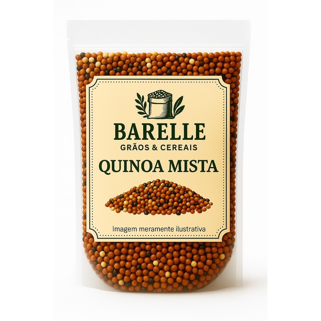 Mix De Quinua Quinoa Grãos Barelle Premium 1kg | Shopee Brasil
