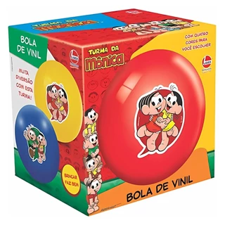 Bola Da Turma Da Mônica Sortida Vermelha Ou Verde 593-lider