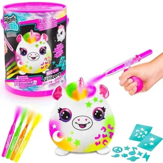 Pelúcia Na Lata Neon Unicórnio Airbrush Plush F0167-0  - Fun