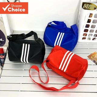 ​ Bolsa De Ombro Esportiva Casual – Crossbody De Grande Capacidade Com Design De 3 Listras