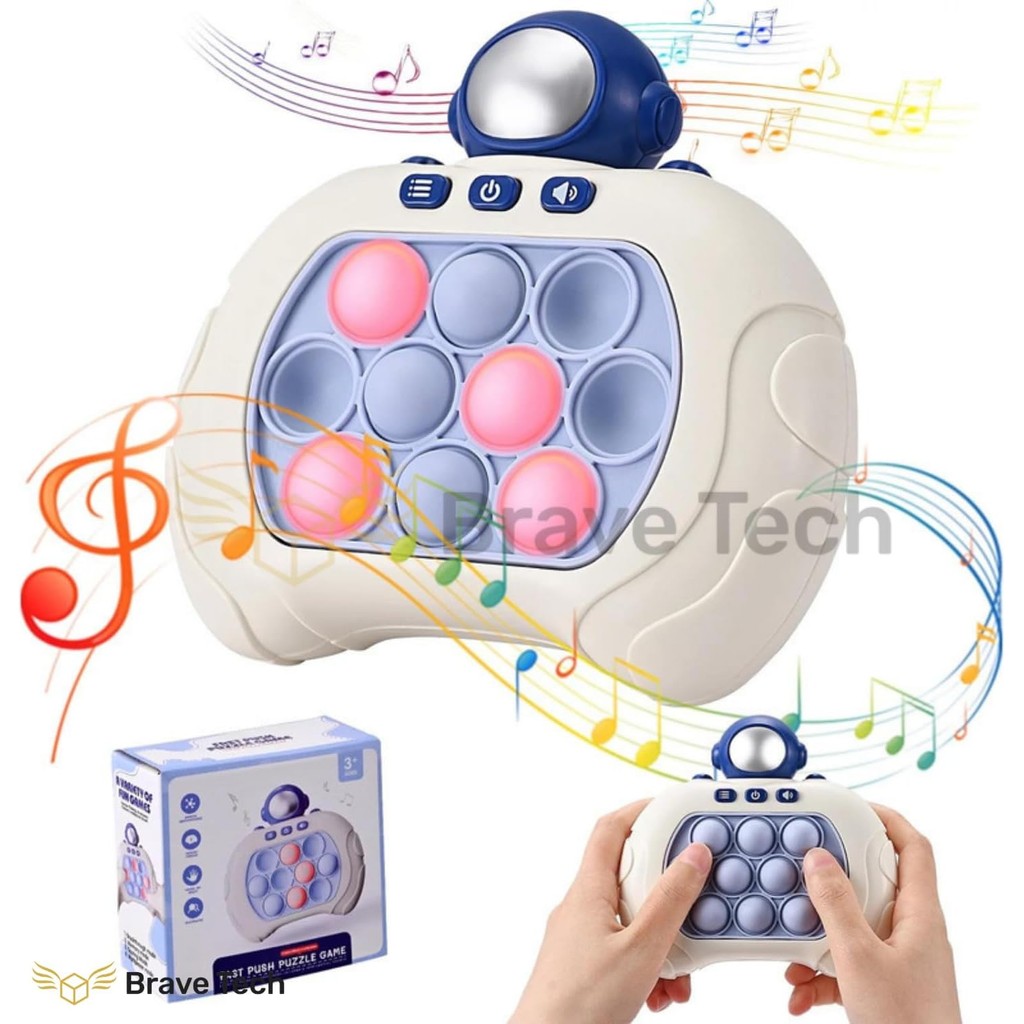 Popeti Gamer Pop It Eletrônico Jogo Anti Stress Popit Popite | Shopee ...