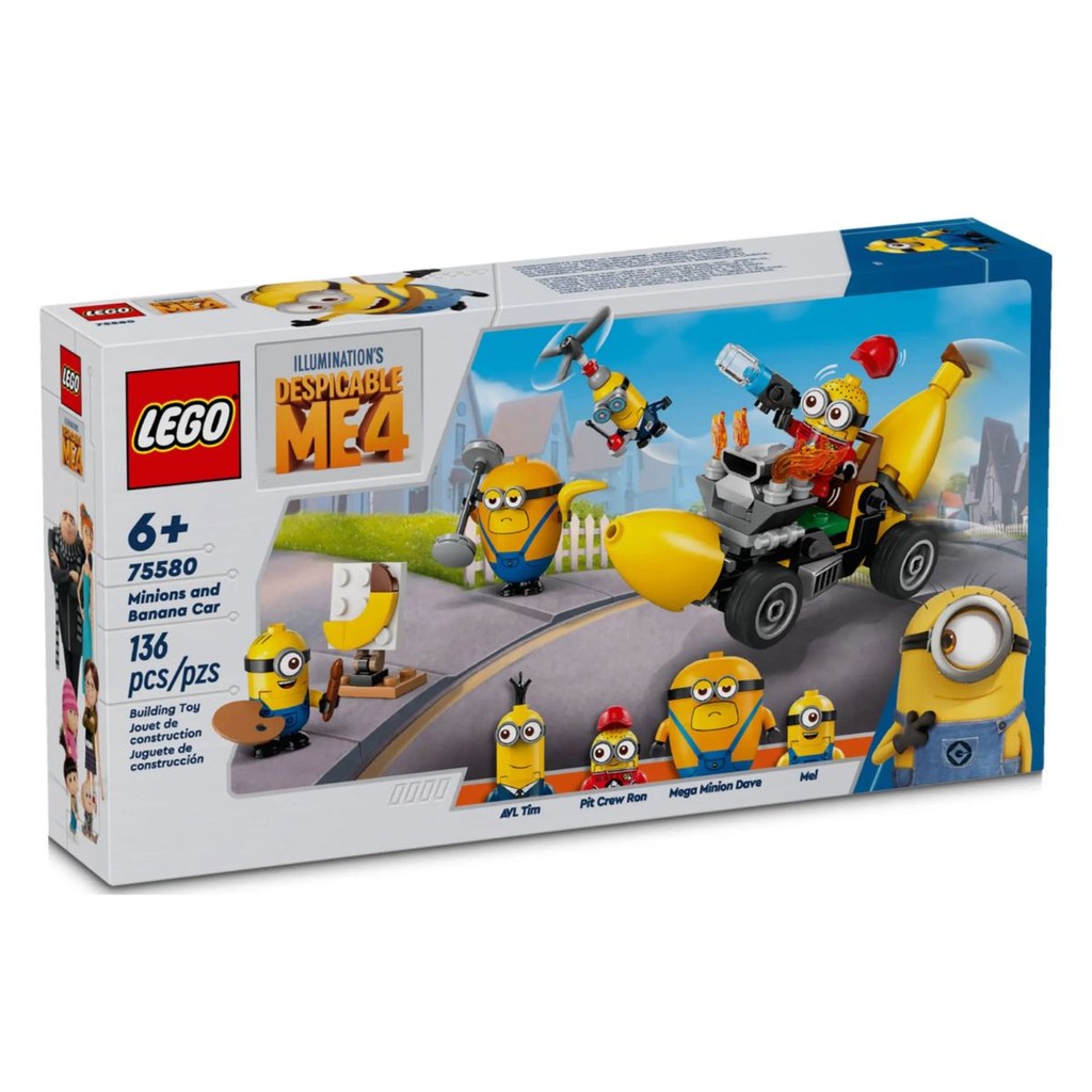 Lego 75580 Meu Malvado Favorito 4 Minions 136 Peças | Shopee Brasil
