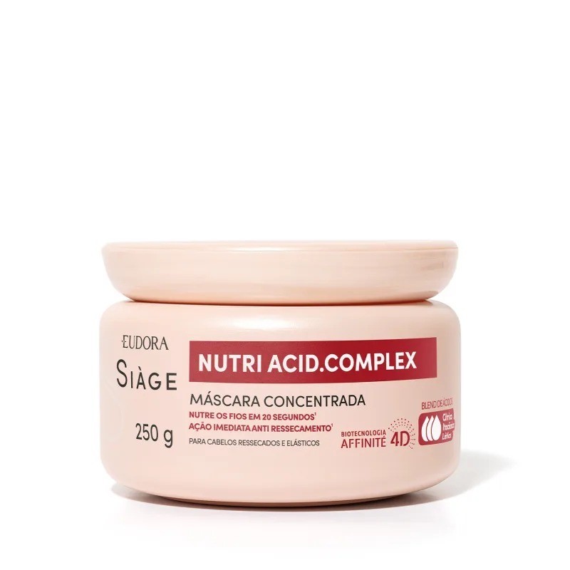 Máscara Capilar Concentrada Siàge Nutri Acid.Complex 250g Eudora