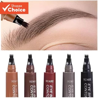 Lápis De Sobrancelha Líquido À Prova D'água De 5 Cores , De Longa Duração , Definição Natural , Maquiagem Acessível , Pr em Oferta na Shopee