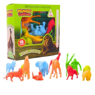 Figuras Animais Do Zoológico e Cercas 0961 - Gulliver