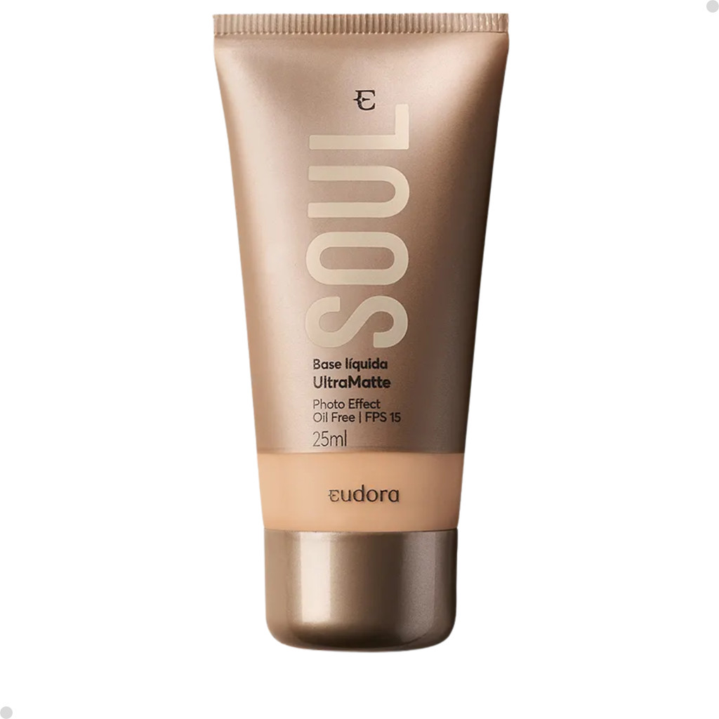 BASE LÍQUIDA SOUL ULTRA MATTE COR 10 25ML | Shopee Brasil