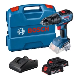 Furadeira parafusadeira Impacto 1/2'' Gsb 18v-50 Bosch + 2 Baterias 2.0Ah + Carregador + Maleta em Oferta na Shopee
