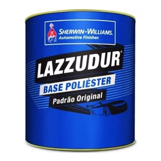 Tinta Poliéster Automotiva Preto Lazzuril 900ml