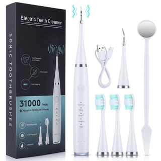 Raspador Dental Elétrico Ultrassônico Remoção de Cálculo Dental Limpeza de Tartar, clareamento