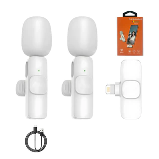 Para microfone de lapela 2 em 1 sem fio compatível com IOS  marisa em Oferta na Shopee