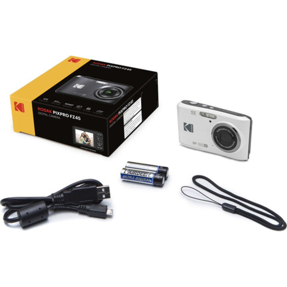 【超美品!! 付属品付き✨️】 KODAK PIXPRO FZ45 CÂMERA DIGITAL KODAK PIXPRO FZ45 (BRANCA) | Shopee Brasil