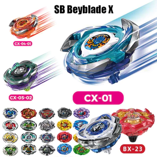 SB Beyblade X UX Conjunto Completo CX-06 BX-23 Phoenix Asa Takara Tomy-01 Metal Bayblade X Samurai Sabre Explosão