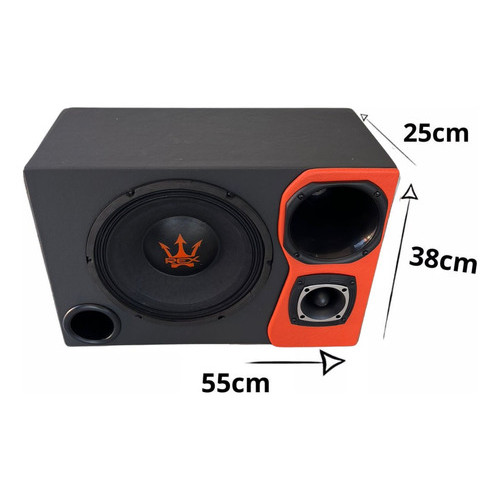 Caixa Trio Rex 12p Som Automotivo Corneta Premium 1050w | Shopee