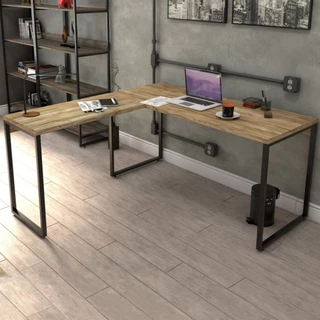 Mesa para Escritório de Canto em L Win - Pnr Móveis