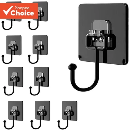 10 Pcs Set Gancho De Parede Organizadores De Banheiros Cozinha Organizador