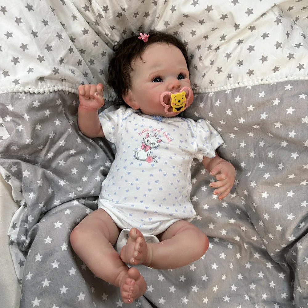 Reborn Simulação Boneca Renascida Bebe Silicone Dormir Sólida Bebê Mini Fofa Menino Realista Vestido De Brinquedos Meninas Dia Das Crianças Presentes De Ano Novo 11cm