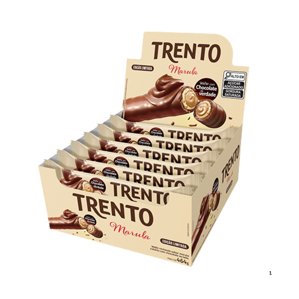 Chocolate Trento Marula Com 16 Unidades De 29g | Shopee Brasil