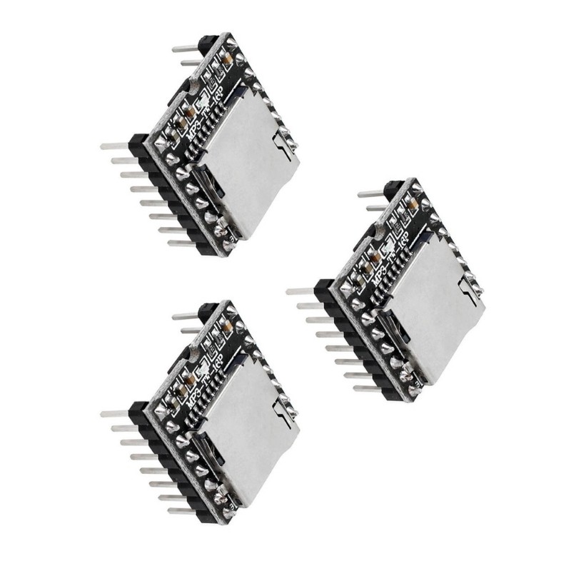 KOK 3 Pçs Mini Módulo Para Dfplayer Placa De Desenvolvimento MP3 Player ...