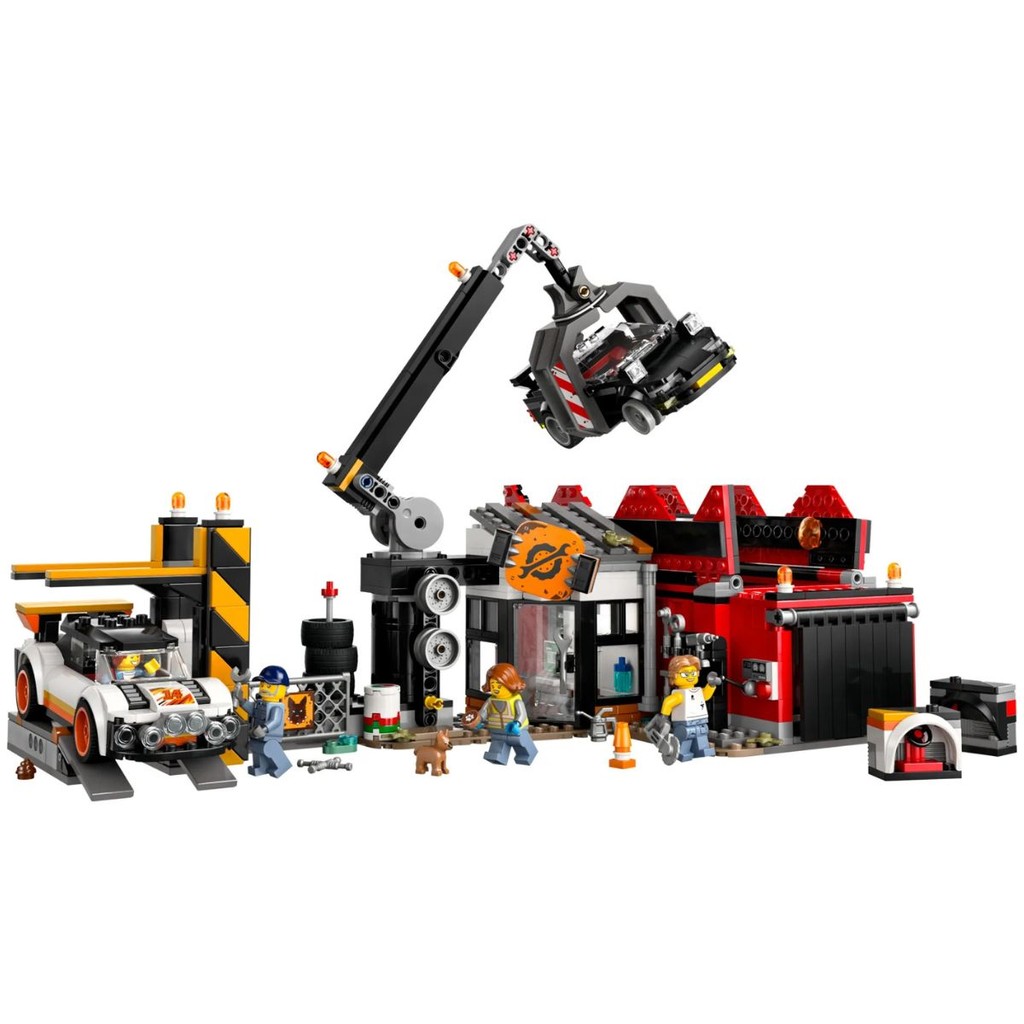 Ferro Velho Com Carros City 871 Peças 60472 - Lego | Shopee Brasil