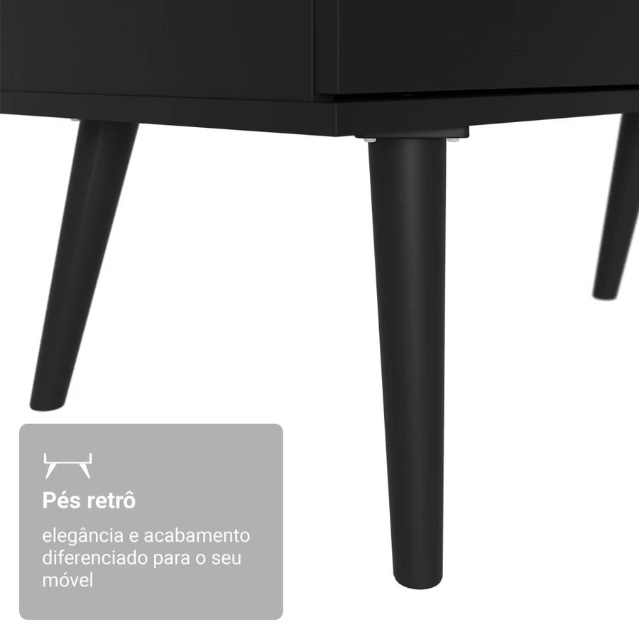 Mesa para Computador em L com 3 Gavetas Lisboa Madesa – Design Moderno - foto 11