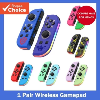 1Pair Controller Gamepad Sem Fio Para Nintendo Switch Game Console JoyCon