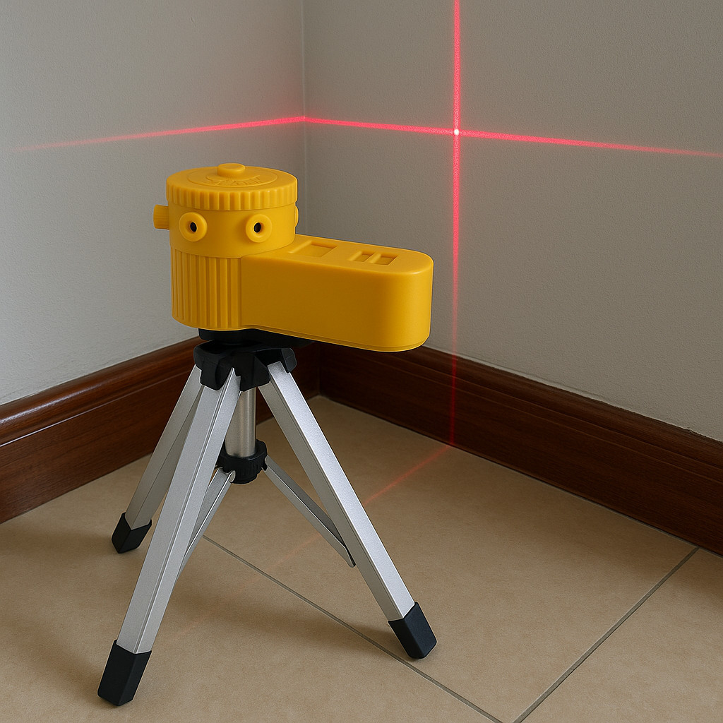 Nível Laser Profissional 360º Giratorio Com Tripé Nivelador ...