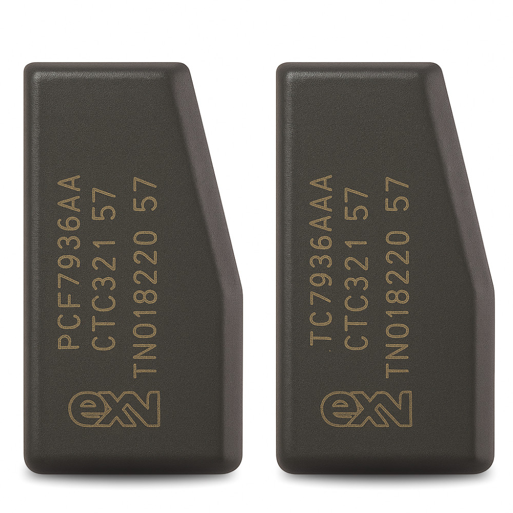 SYS① Kit 2 Chips Transponder T19 PCF7936AA ID46 Para Codificação de
