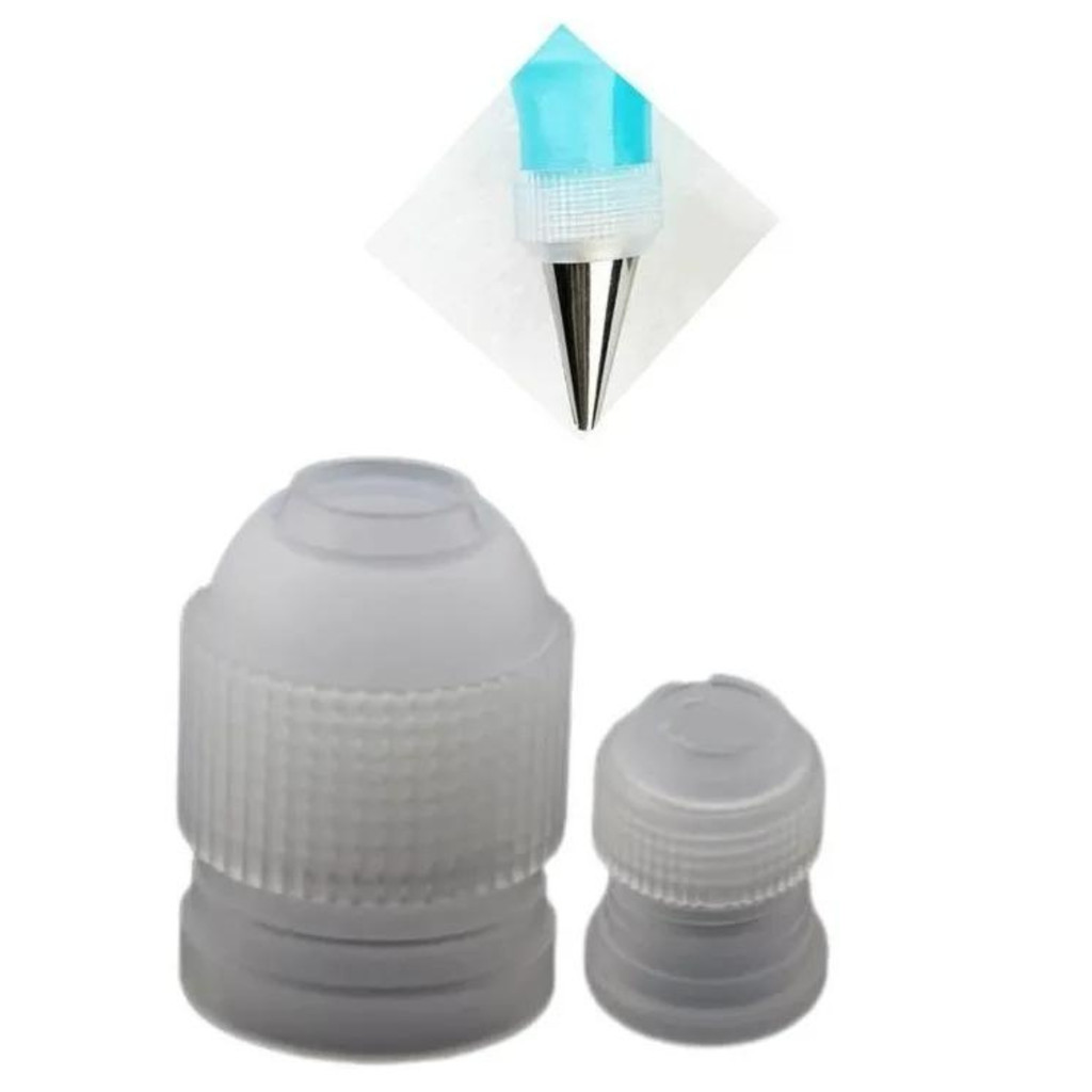 Adaptador Acoplador Bicos Confeitar Pequeno E Grande