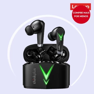 Fone de Ouvido Sem Fio Lenovo LP6 VCT Bluetooth 5.0 HIFI Redução de Ruído para Jogos