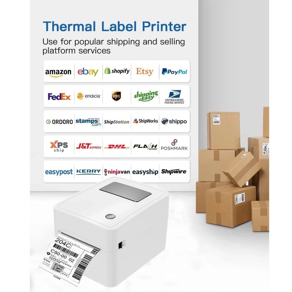 Impressora Térmica Direta Sem Ribbon Etiqueta Marketplace MDK-022 ...