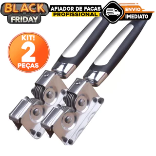 Kit 2 Afiador De Facas Tesoura Profissional Canivete Aço Inox Profissional em Oferta na Shopee
