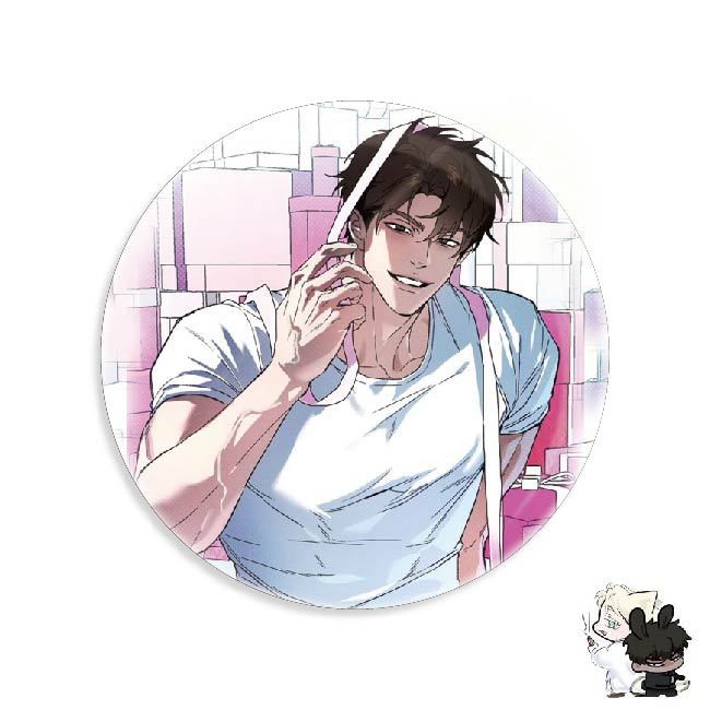 Coreano BL Comics CODENAME ANASTASIA Emblema Botão Broche Pinos